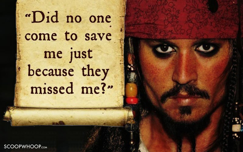 25 Memorable Quotes By Captain Jack Sparrow That Made Us Fall In Love