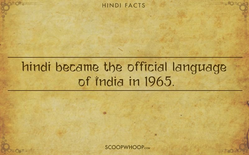 11 Amazing Facts About Hindi That We Bet You Didnt Know