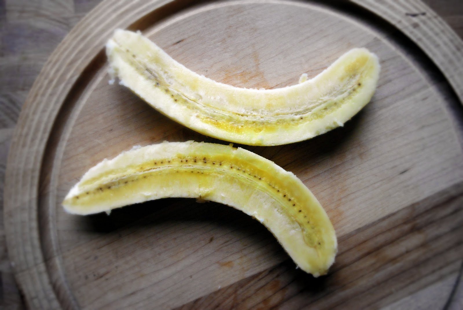Банан в разрезе