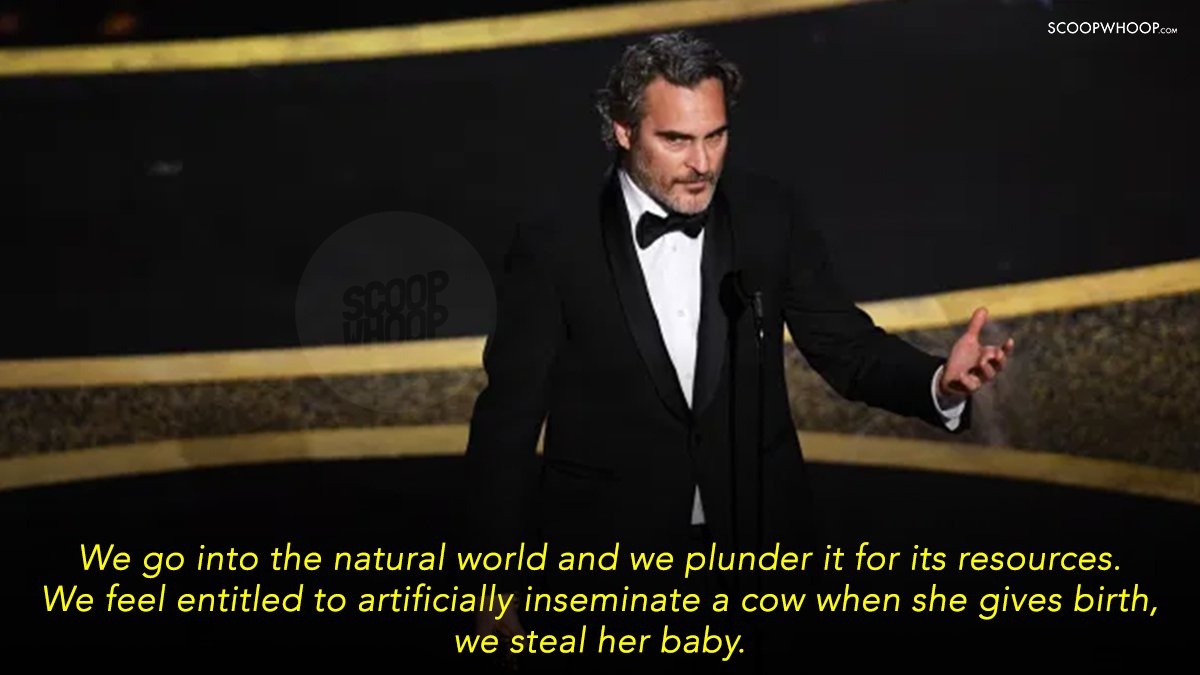 Twitter Hails Joaquin Phoenix S Passionate Speech At The Oscars Calling