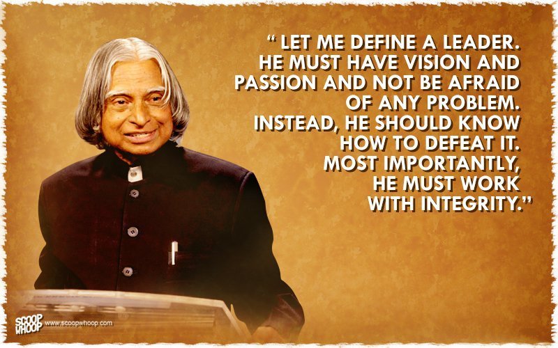 Remembering Dr. APJ Abdul Kalam & His Inspiring Words On 