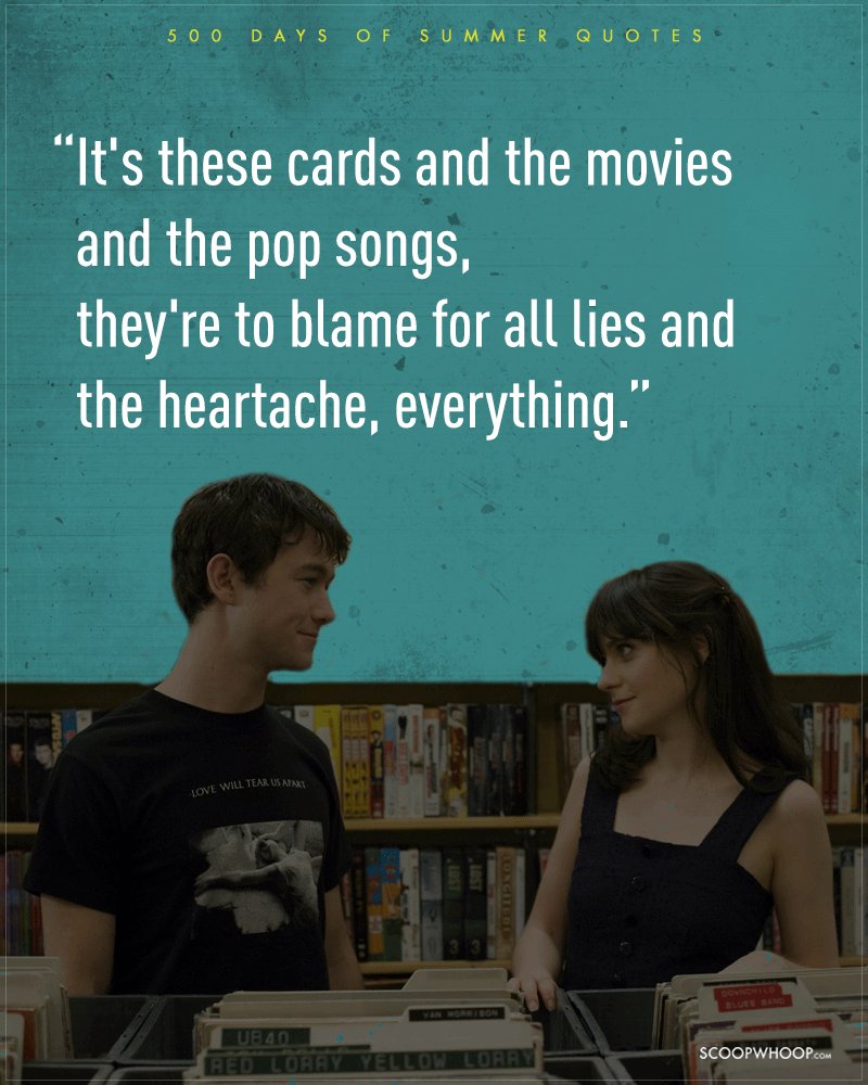 11 Realistic 500 Days Of Summer Quotes Which Are The Perfect