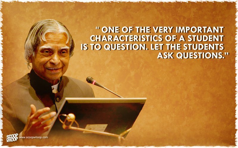 Remembering Dr. APJ Abdul Kalam & His Inspiring Words On 