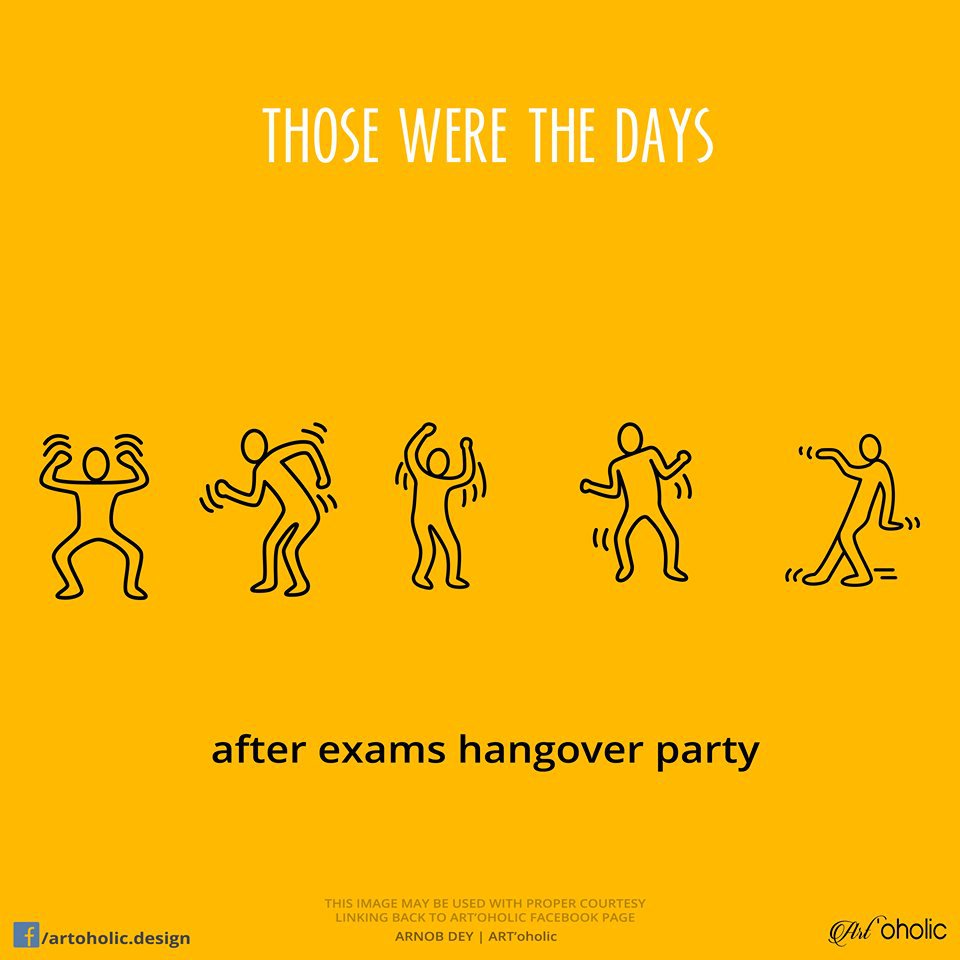 These Minimalistic Posters Will Take You Back To Those Good Old College Days