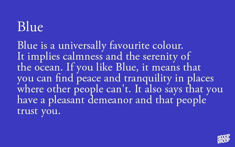 Here's What Your Favourite Colour Says About Your Personality