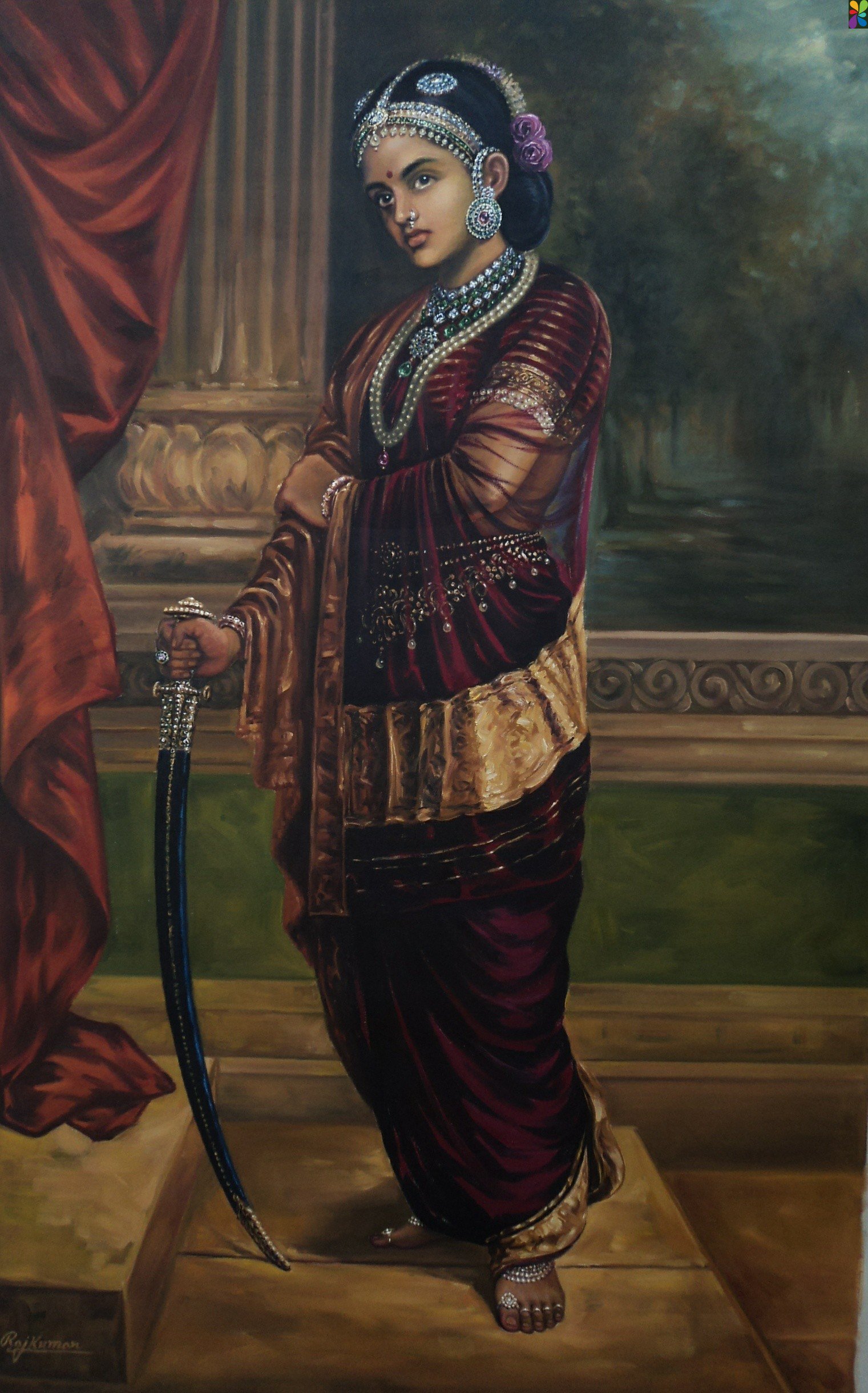 Rani Of Jhansi Real Photo