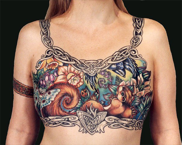 These Powerful Tattoos Add To The Beauty of Breast Cancer Survivors' Scars