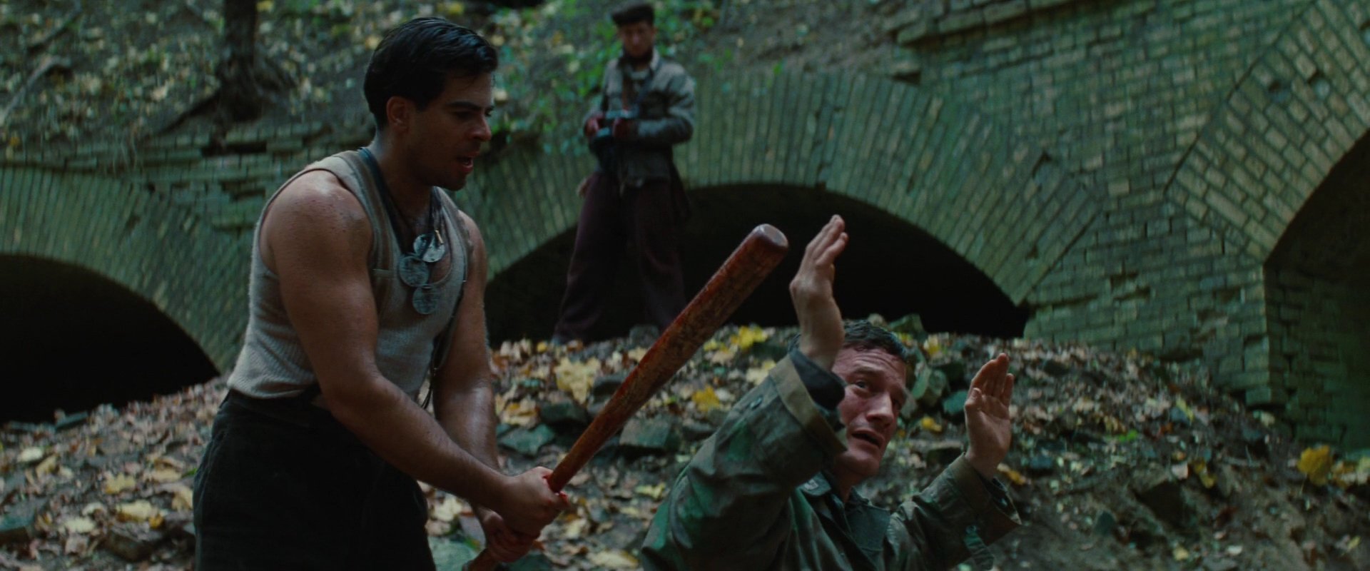 13. In Inglourious Basterds, one of the Jewish names carved on The Bear Jew...
