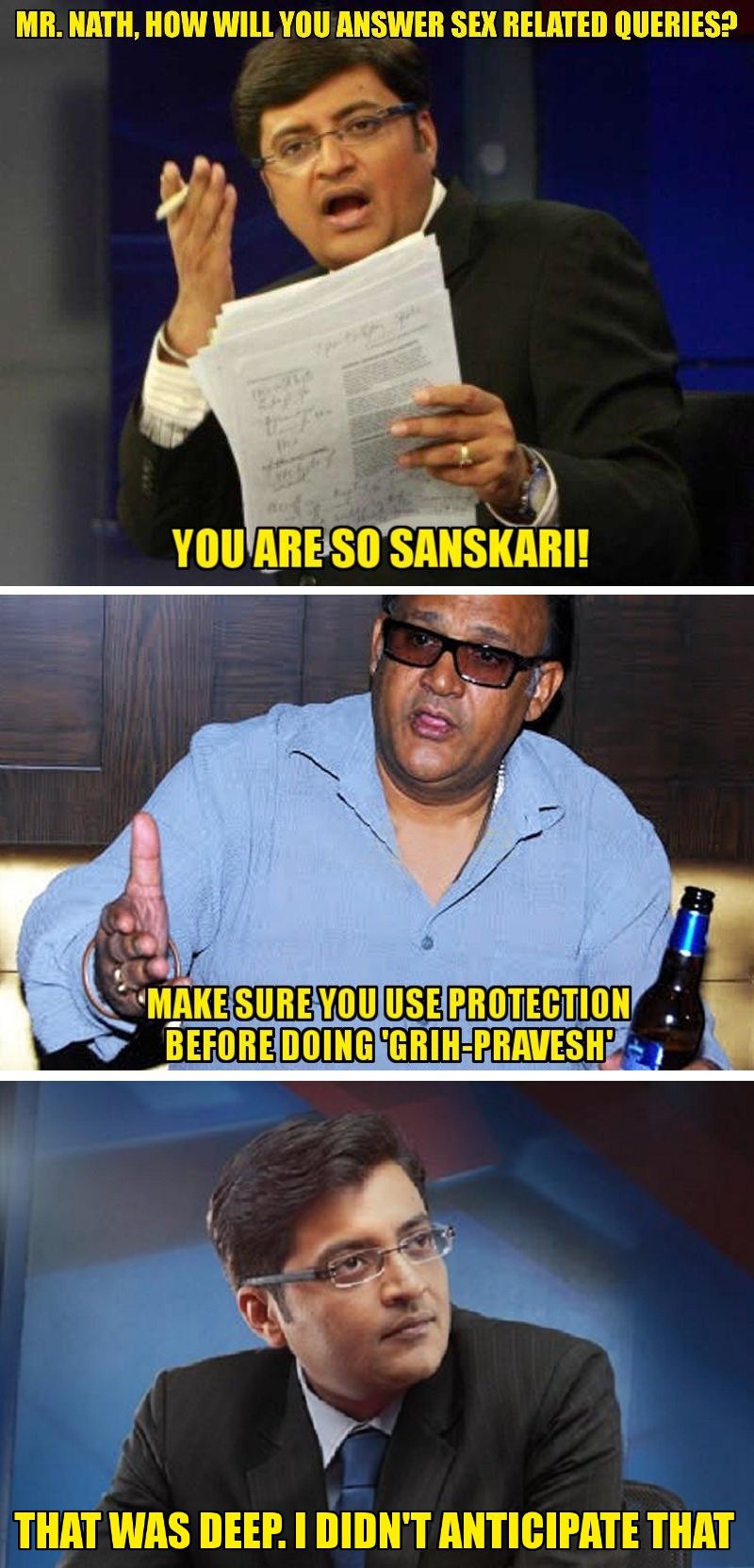 These Sexy-Sanskaari Memes Perfectly Explain Alok Nath's Shift From ...