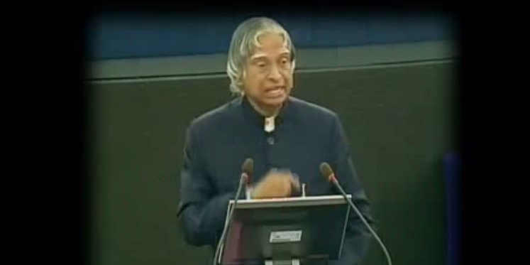 Watch APJ Abdul Kalam Move The European Parliament With This Powerful ...