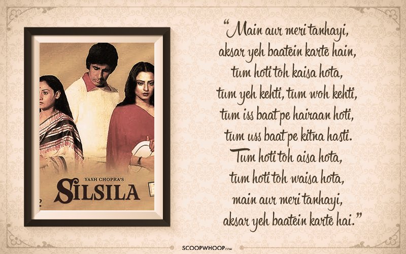 50 Of The Best Shayaris From Bollywood That Will Speak Straight To Your Soul