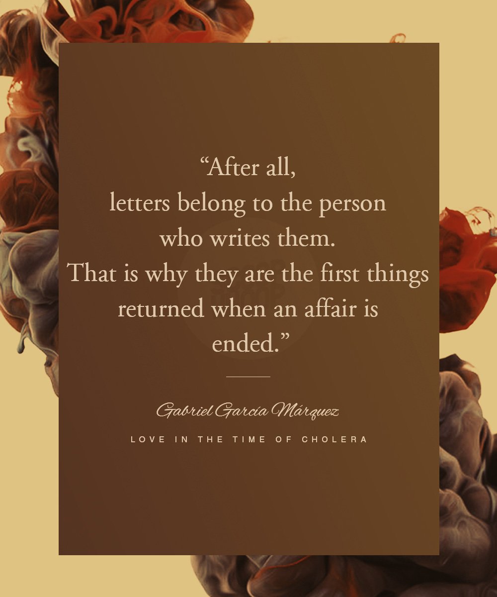 These 15 quotes from Gabriel Garc­a Márquez s masterpiece describe the pain of unrequited love in a hauntingly beautiful way