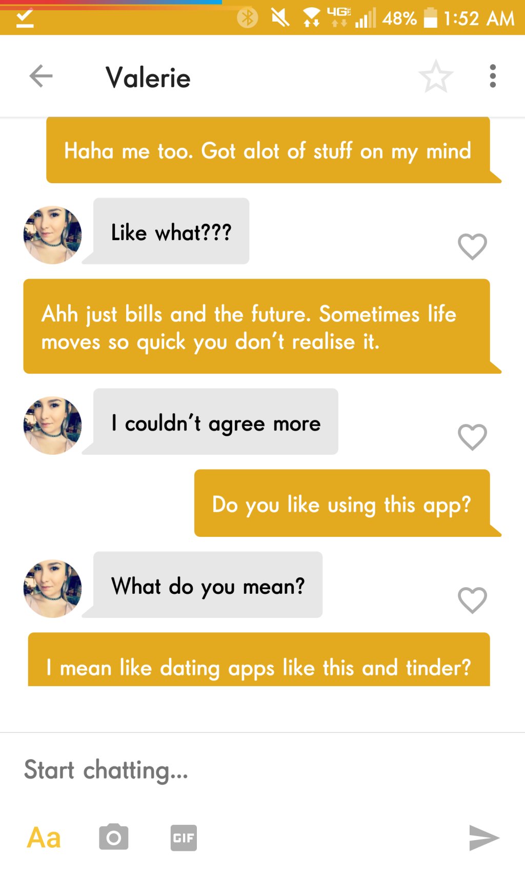 This Conversation Between Two People On A Dating App Is ...