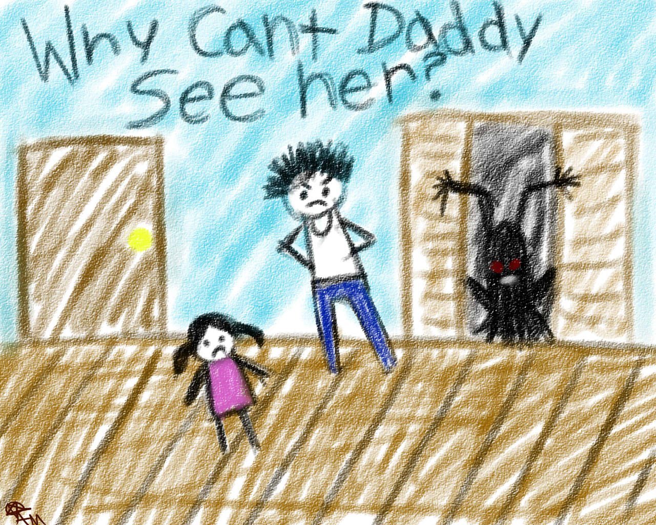 20 Dark & Creepy Drawings By Kids That Show Why You Shouldn’t Mess With