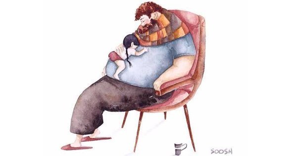 These Cute Illustrations Capturing The Beautiful Father Daughter Bond Will Make You Miss Your Dad