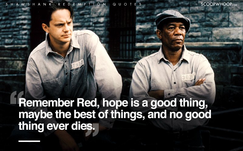 20 Best 'The Shawshank Redemption' Quotes Top Quotes