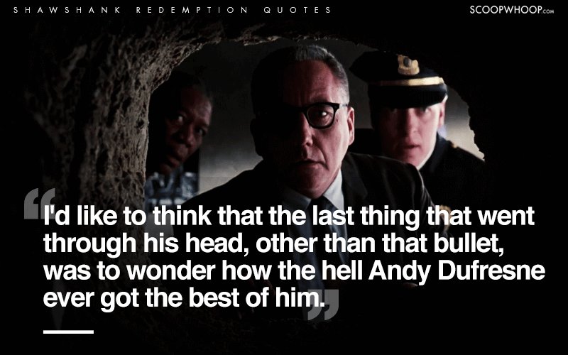 20 Best 'The Shawshank Redemption' Quotes Top Quotes