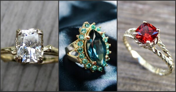 20+ Stunning Engagement Rings That Are Not Diamonds