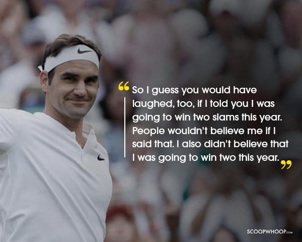 Roger Federer’s Wimbledon Victory Speech Won Our Hearts & Gave Us Many