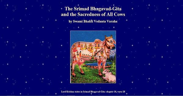 Holy Cow What Does The ‘bhagavad Gita’ Actually Say About