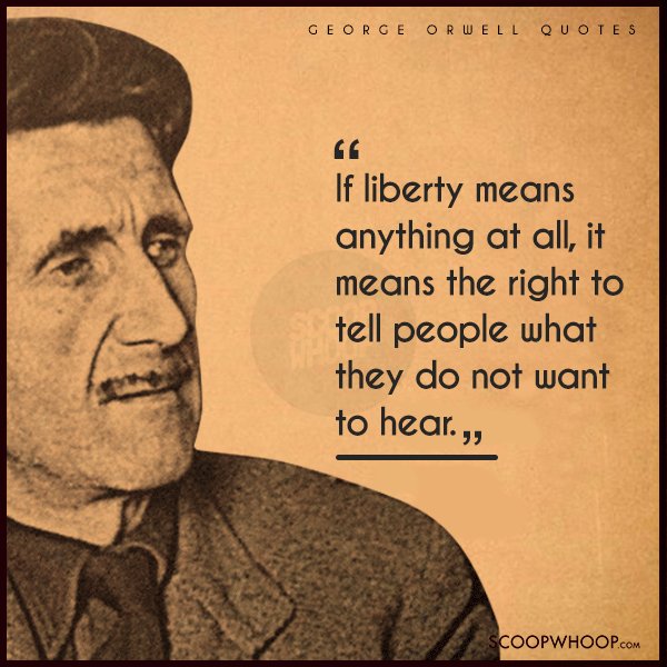 Image result for quotes"orwell""