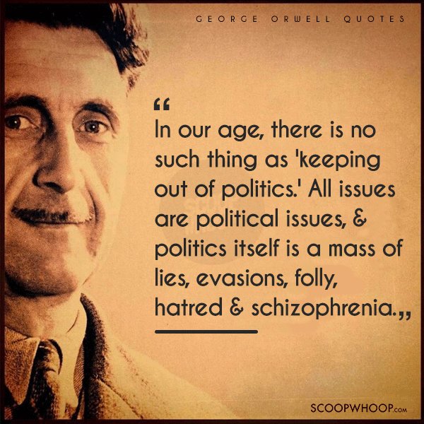 orwell and politics