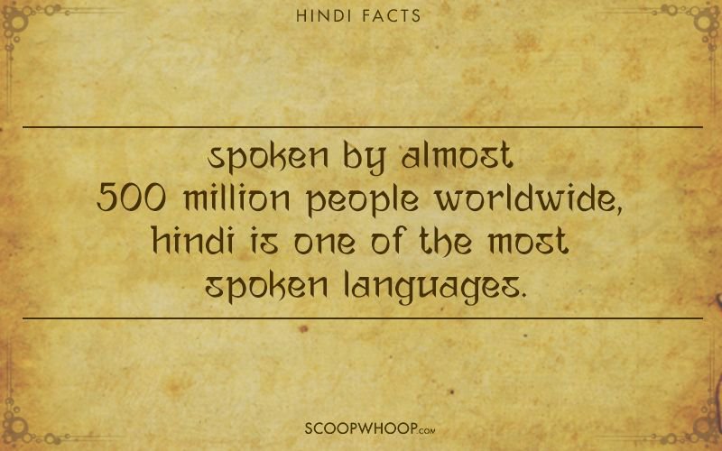 11 Amazing Facts About Hindi That We Bet You Didnt Know 2368