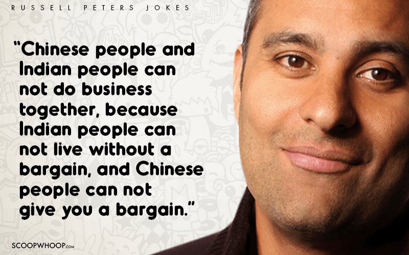 20 Funniest Lines From Russell Peters Jokes That Prove He 