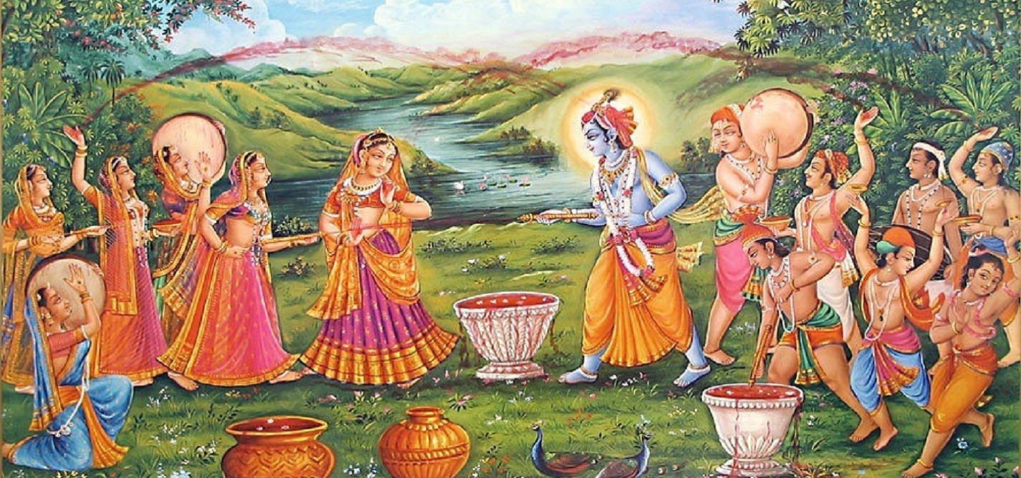 story behind holi in hindi