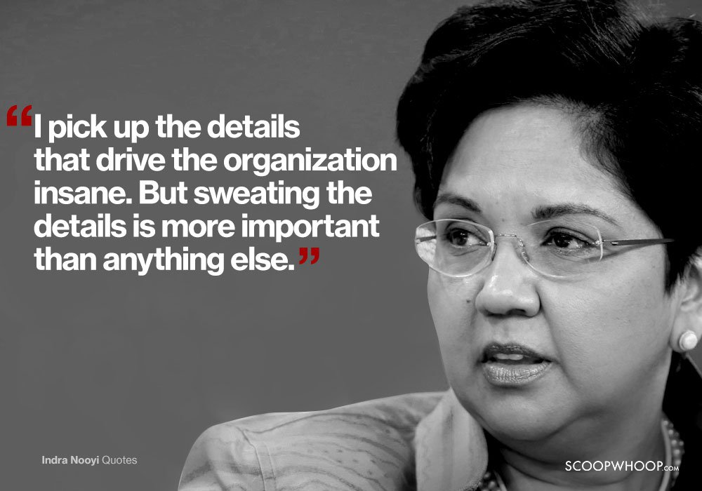 20 Thought-Provoking Quotes By Indra Nooyi On Reaching The 