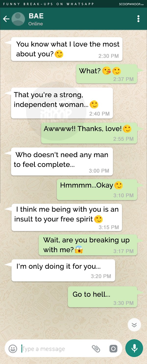 After Reading These Break Up Messages On Whatsapp You Ll Be Thankful It Didn T Happen To You