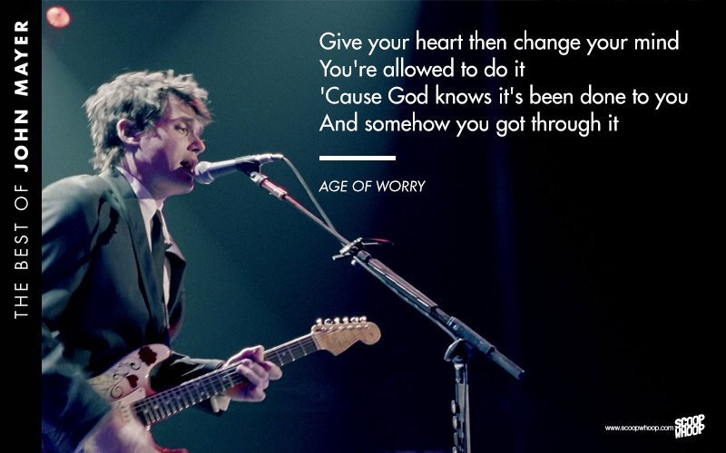 23 John Mayer Song Lyrics That Will Take You Where The ...