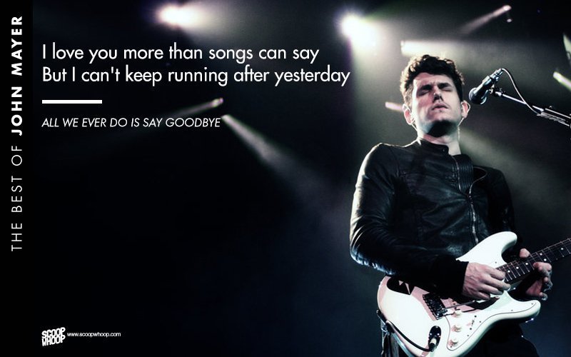 23 John Mayer Song Lyrics That Will Take You Where The Light Is