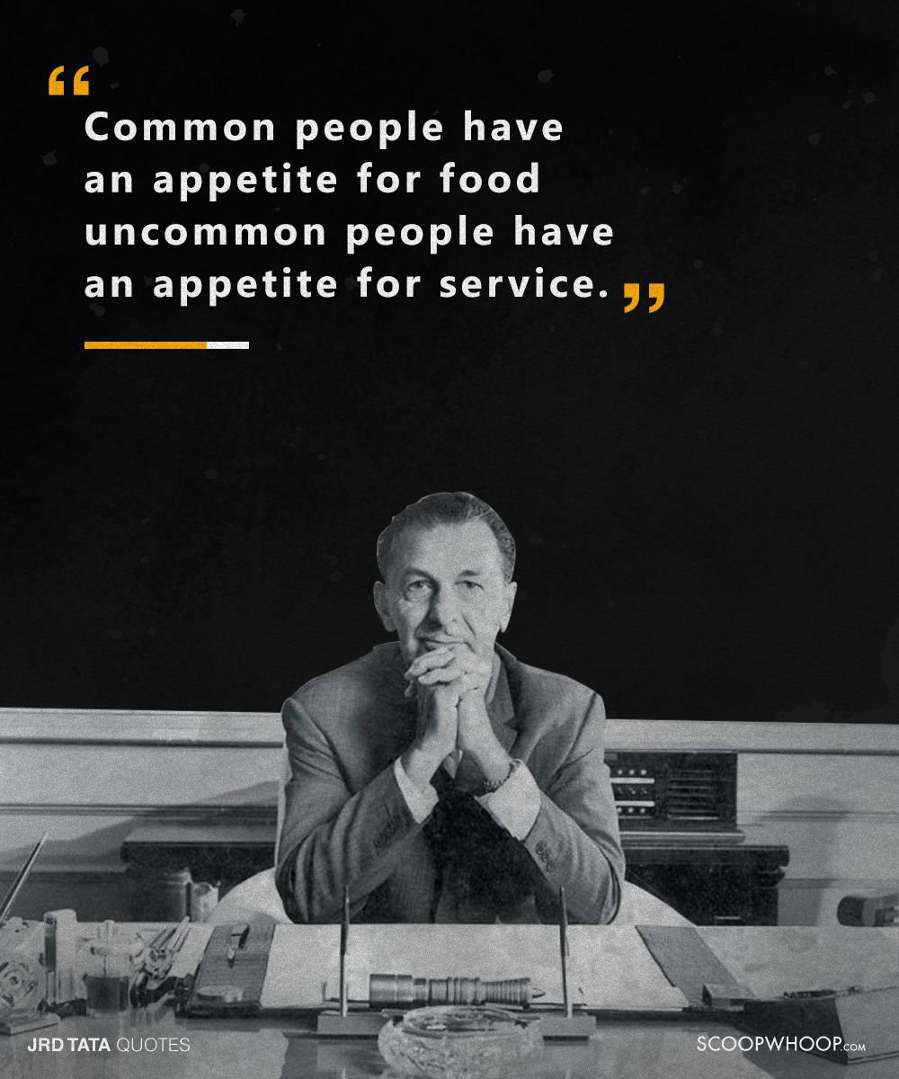 13 Inspiring Quotes By JRD Tata That Show Success Is Also 