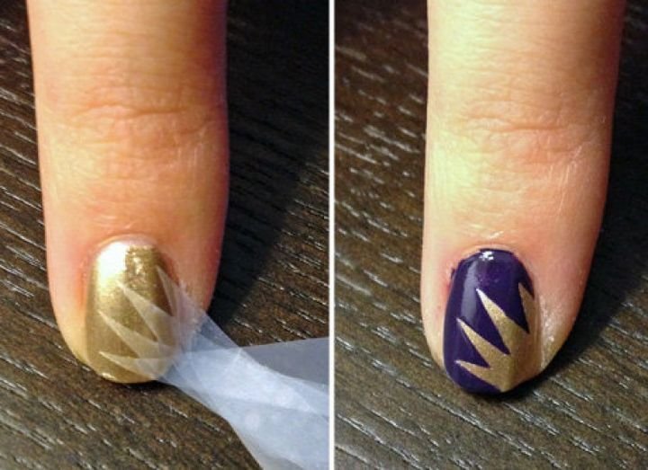 Simple And Easy Nail Art At Home