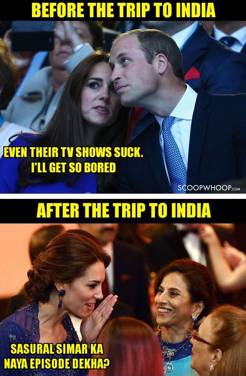 Prince William & Kate Middleton’s Visit To India Explained In Memes