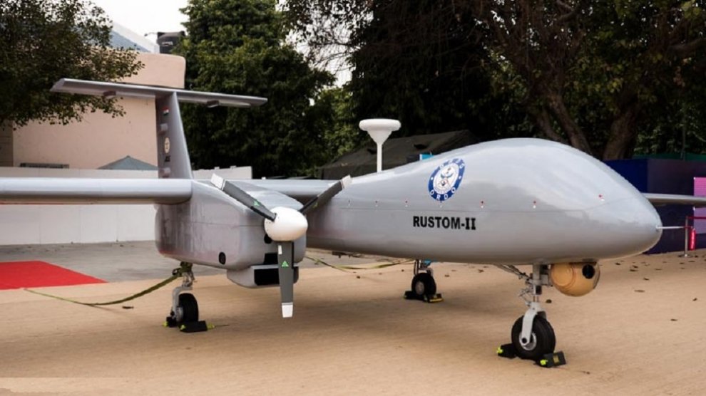 MadeInIndia Combat Drone Rustom II Completes Completes Completes