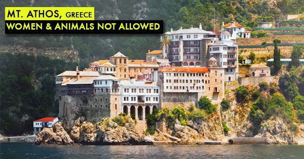 10 Places Around The World Where Women Are Banned For No