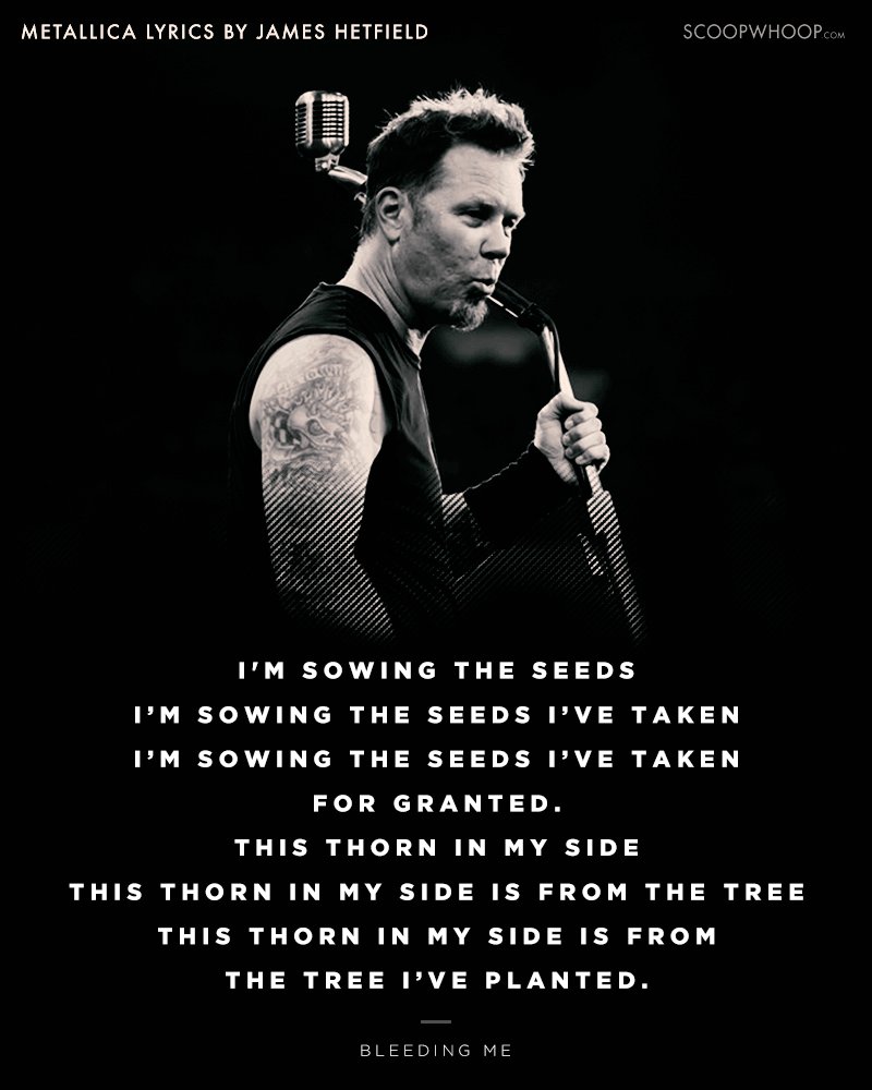 James hetfield quotes