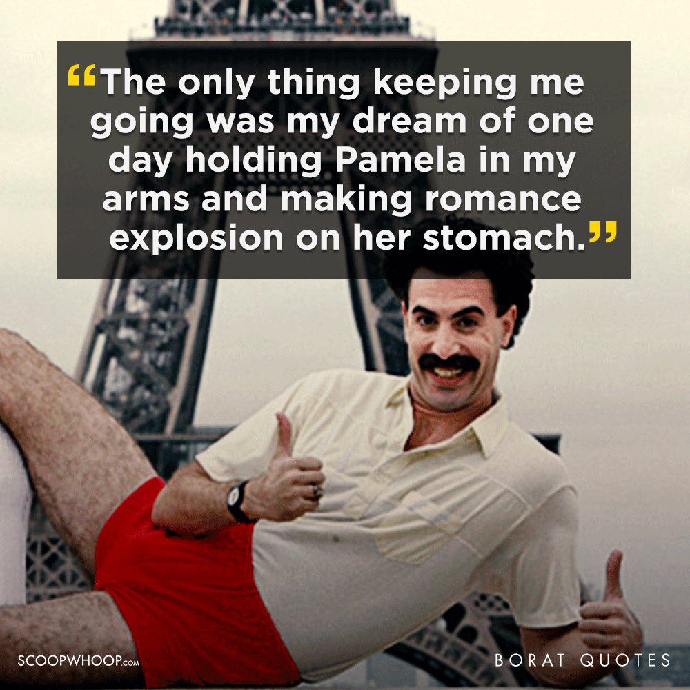 21 Borat Quotes | 21 Offensive But Funny Quotes By Borat