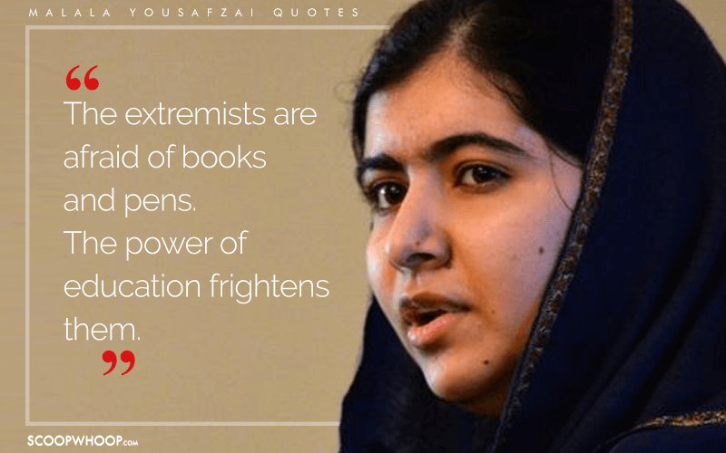 15 Quotes By Malala Yousafzai That Show How The Pen Holds More Power ...