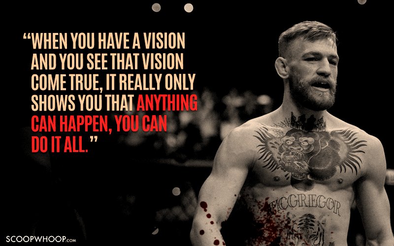 15 Conor Mcgregor Quotes That Prove He’s The Most Inspirational Badass