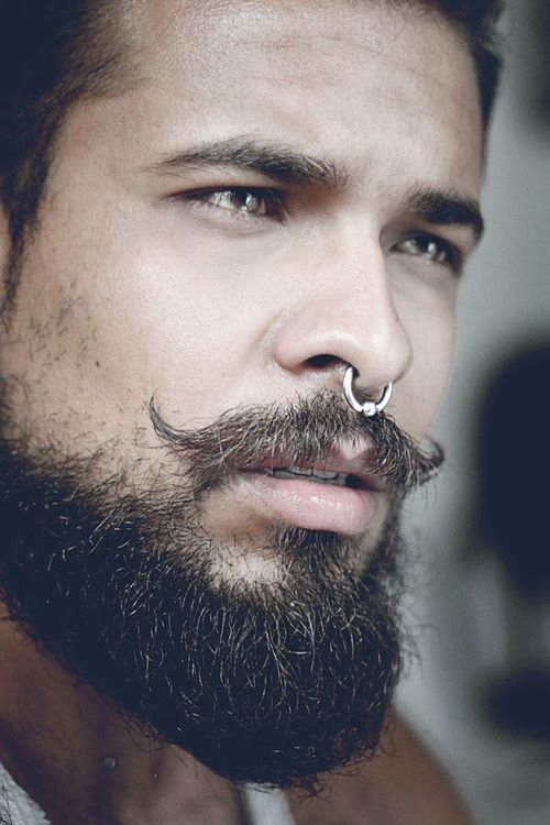 If You Thought Men Couldn T Sport Nose Rings These Pictures Will