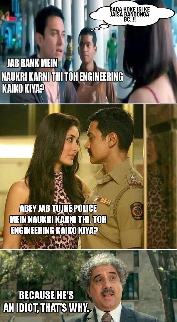 12 Iconic Bollywood Movie Scenes Converted Into Hilarious Memes