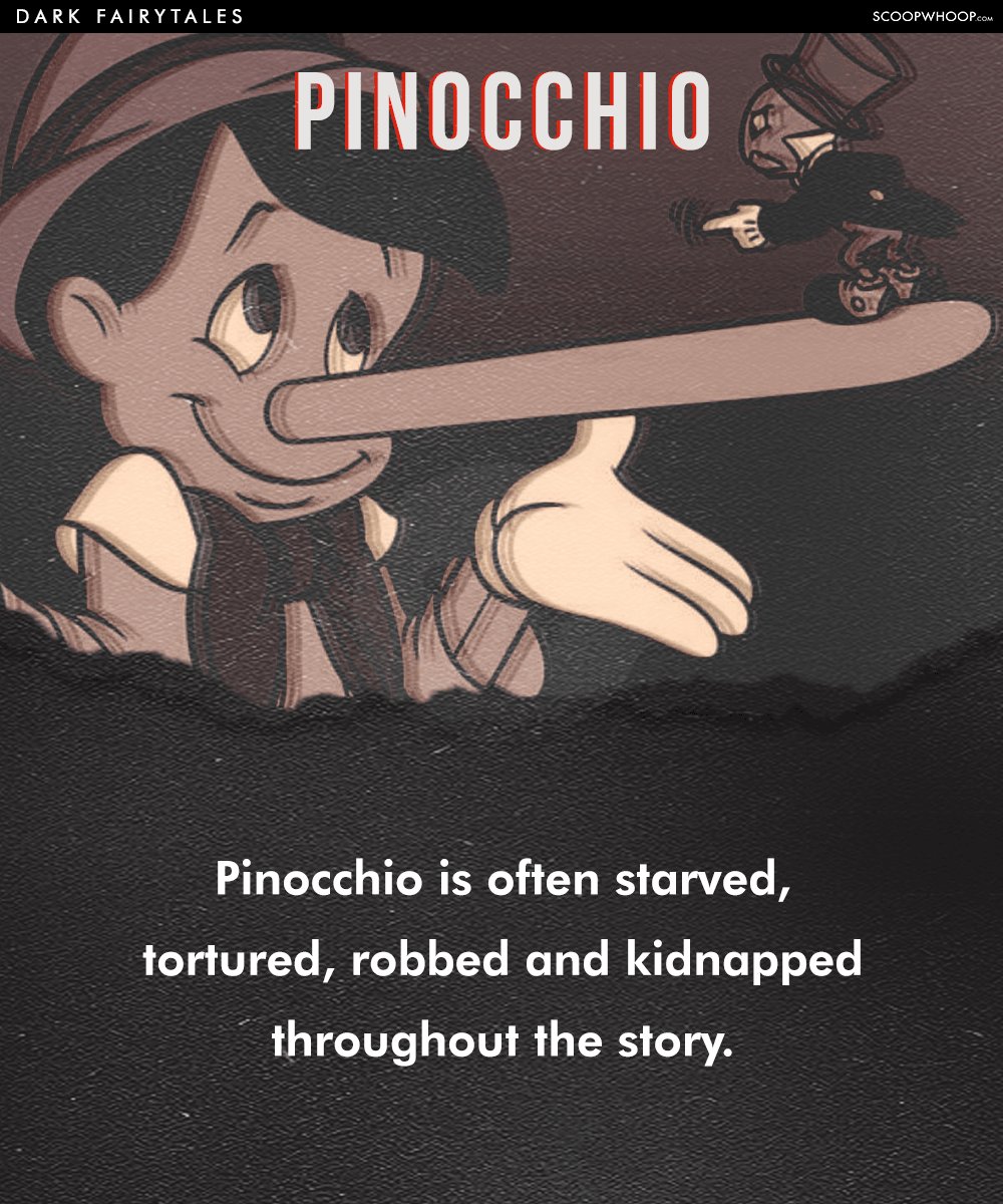 original pinocchio story dark