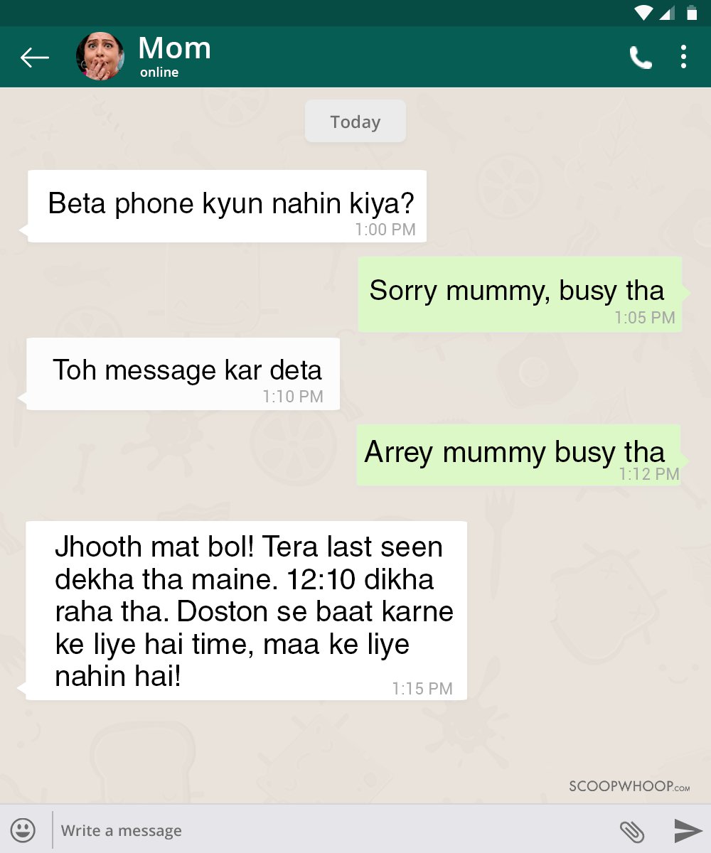 12 WhatsApp Conversations With Indian Parents That Are 