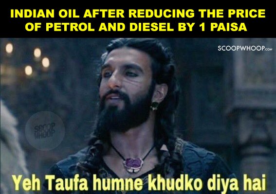 Hilarious Memes Flood Twitter After Diesel Overtakes Petrol Price Orissapost