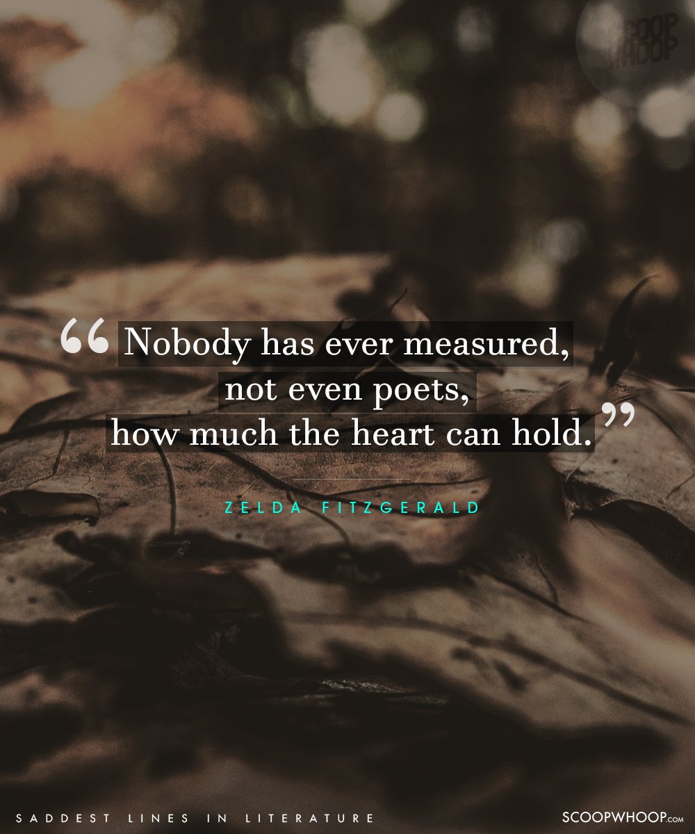 50 Saddest Lines From Literature That Will Melt Even The Coldest