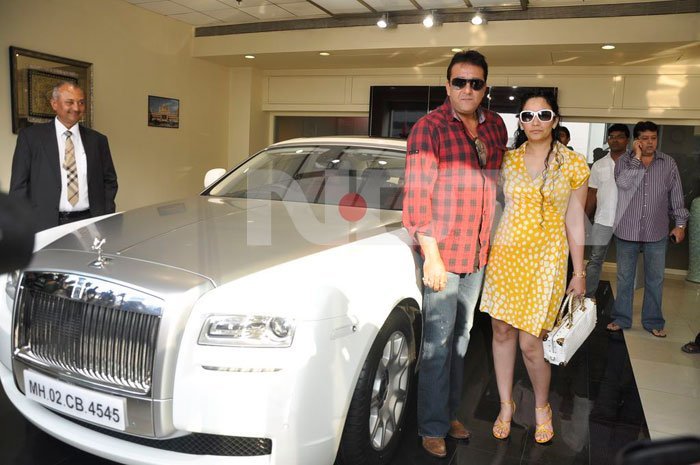 Image result for sanjay dutt with his rolls royce