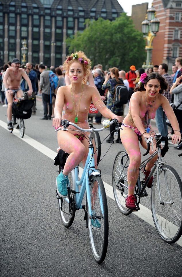 The London leg of the World Naked Bike Ride was held on 11th June, 2016. 